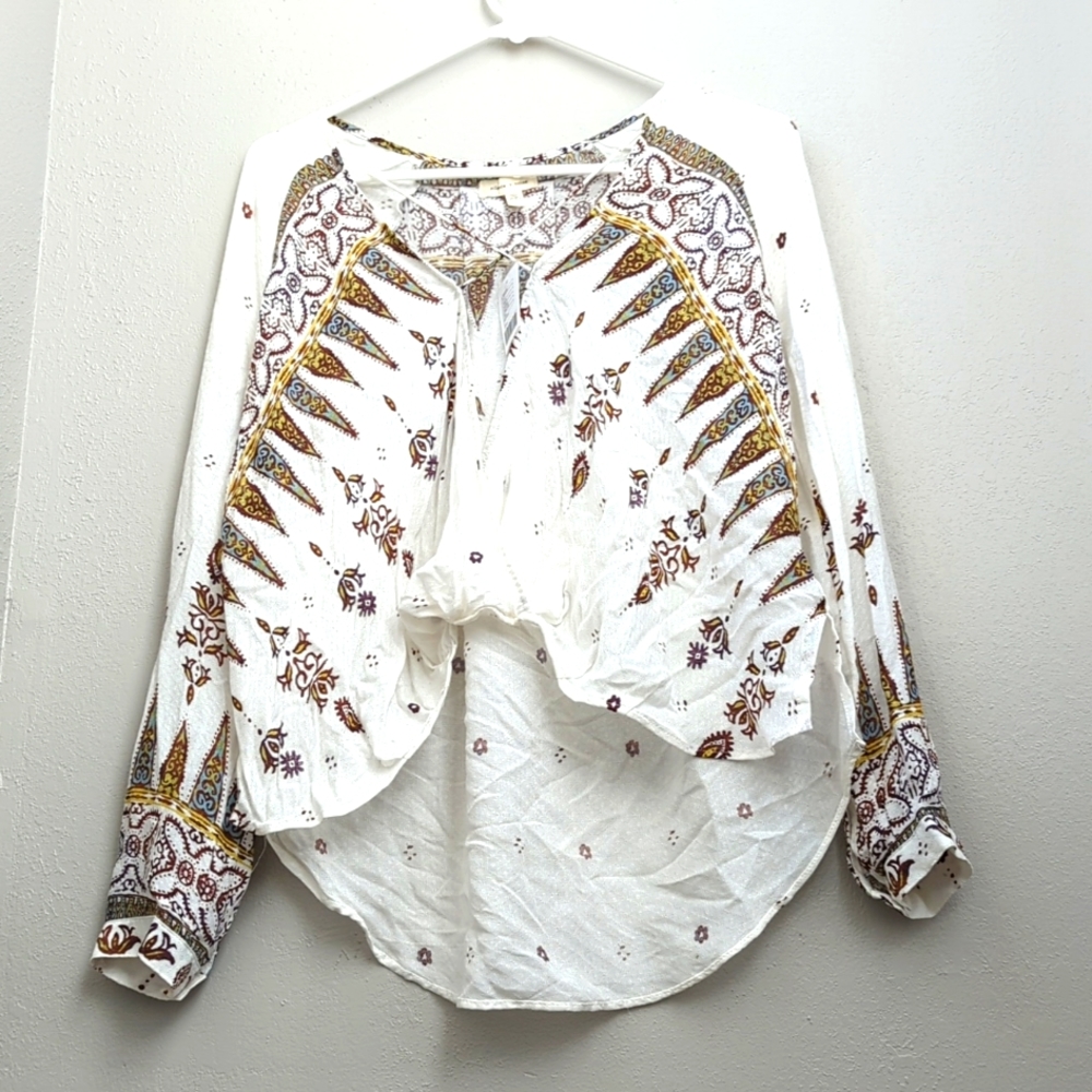 Silence + noise blouse